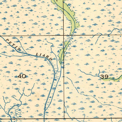 United States Geological Survey Triumph, LA (1947, 31680-Scale) digital map