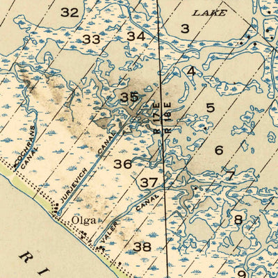 United States Geological Survey Triumph, LA (1947, 31680-Scale) digital map