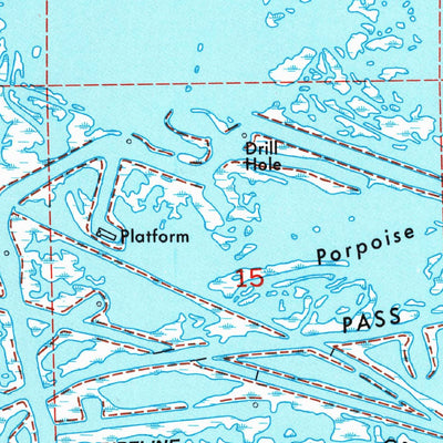 United States Geological Survey Triumph, LA (1993, 24000-Scale) digital map