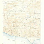 United States Geological Survey Triunfo Pass, CA (1900, 62500-Scale) digital map