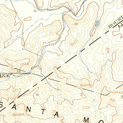 United States Geological Survey Triunfo Pass, CA (1900, 62500-Scale) digital map