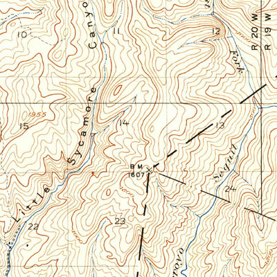 United States Geological Survey Triunfo Pass, CA (1900, 62500-Scale) digital map