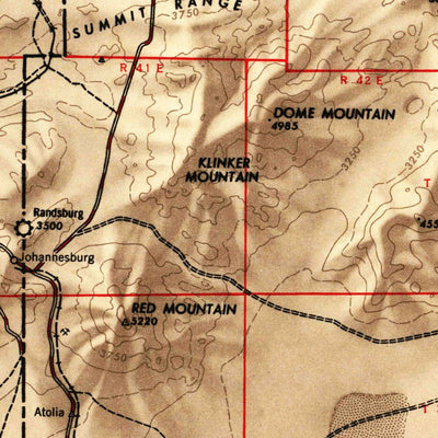 United States Geological Survey Trona, CA (1947, 250000-Scale) digital map