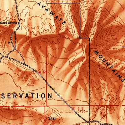 United States Geological Survey Trona, CA (1953, 250000-Scale) digital map