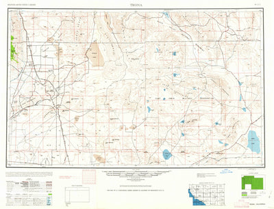 United States Geological Survey Trona, CA (1960, 250000-Scale) digital map