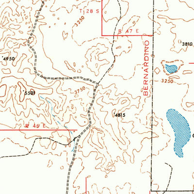 United States Geological Survey Trona, CA (1960, 250000-Scale) digital map
