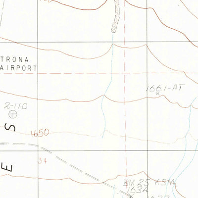 United States Geological Survey Trona East, CA (1982, 24000-Scale) digital map