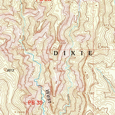 United States Geological Survey Tropic Canyon, UT (2002, 24000-Scale) digital map