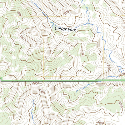 United States Geological Survey Tropic Canyon, UT (2023, 24000-Scale) digital map