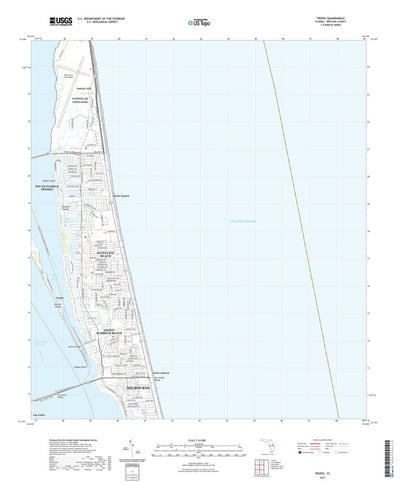 United States Geological Survey Tropic, FL (2021, 24000-Scale) digital map