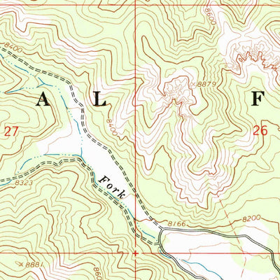 United States Geological Survey Tropic Reservoir, UT (1966, 24000-Scale) digital map