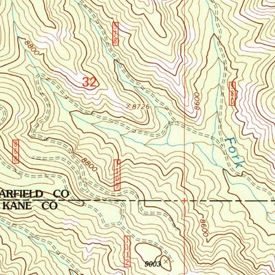 United States Geological Survey Tropic Reservoir, UT (2002, 24000-Scale) digital map