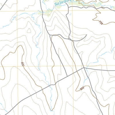 United States Geological Survey Trosado Tank, TX (2022, 24000-Scale) digital map