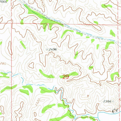 United States Geological Survey Trotters SE, ND (1974, 24000-Scale) digital map