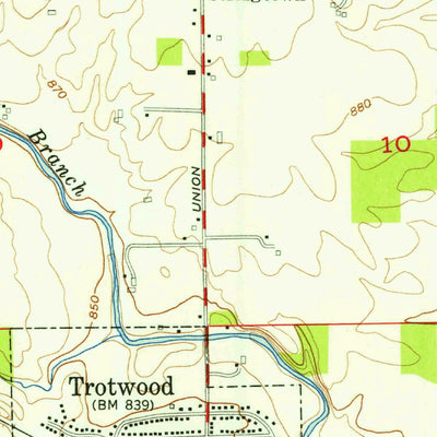 United States Geological Survey Trotwood, OH (1955, 24000-Scale) digital map