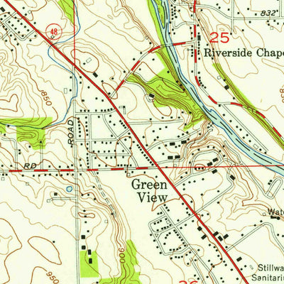 United States Geological Survey Trotwood, OH (1955, 24000-Scale) digital map