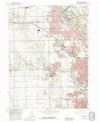 United States Geological Survey Trotwood, OH (1965, 24000-Scale) digital map
