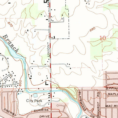 United States Geological Survey Trotwood, OH (1965, 24000-Scale) digital map