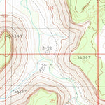 United States Geological Survey Trough Springs Canyon, UT (1987, 24000-Scale) digital map