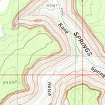 United States Geological Survey Trough Springs Canyon, UT (1987, 24000-Scale) digital map