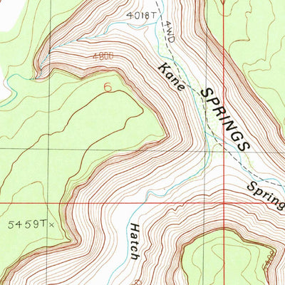 United States Geological Survey Trough Springs Canyon, UT (1987, 24000-Scale) digital map