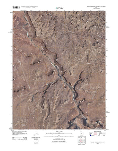 United States Geological Survey Trough Springs Canyon, UT (2010, 24000-Scale) digital map