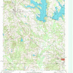 United States Geological Survey Troup West, TX (1973, 24000-Scale) digital map