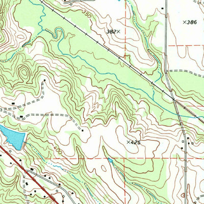United States Geological Survey Troup West, TX (1973, 24000-Scale) digital map