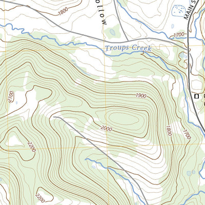 United States Geological Survey Troupsburg, NY (2023, 24000-Scale) digital map