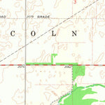 United States Geological Survey Trousdale, KS (1971, 24000-Scale) digital map
