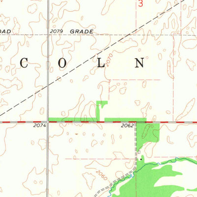 United States Geological Survey Trousdale, KS (1971, 24000-Scale) digital map