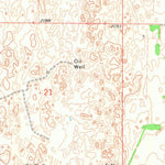 United States Geological Survey Trousdale, KS (1971, 24000-Scale) digital map