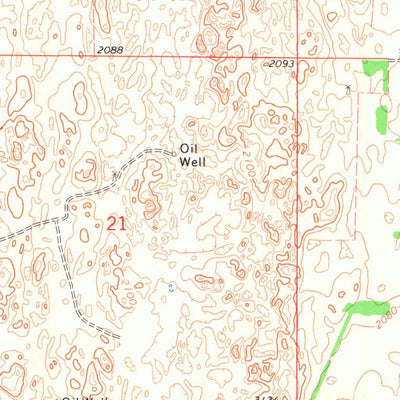 United States Geological Survey Trousdale, KS (1971, 24000-Scale) digital map