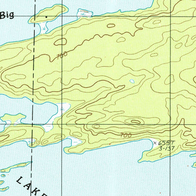 United States Geological Survey Trout Brook Mountain, ME (1988, 24000-Scale) digital map