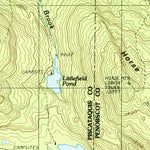 United States Geological Survey Trout Brook Mountain, ME (1988, 24000-Scale) digital map