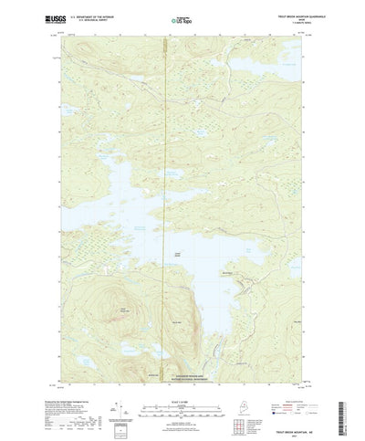 United States Geological Survey Trout Brook Mountain, ME (2021, 24000-Scale) digital map