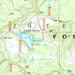 United States Geological Survey Trout Creek, MI (1999, 24000-Scale) digital map