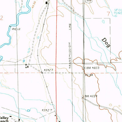 United States Geological Survey Trout Creek, OR (1990, 24000-Scale) digital map