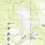 United States Geological Survey Trout Creek, OR (1990, 24000-Scale) digital map