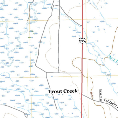 United States Geological Survey Trout Creek, OR (2020, 24000-Scale) digital map