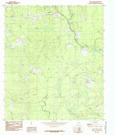 United States Geological Survey Trout Creek, TX (1984, 24000-Scale) digital map