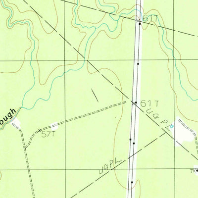 United States Geological Survey Trout Creek, TX (1984, 24000-Scale) digital map
