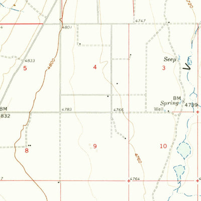 United States Geological Survey Trout Creek, UT (1961, 62500-Scale) digital map