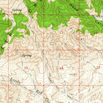 United States Geological Survey Trout Creek, UT (1961, 62500-Scale) digital map