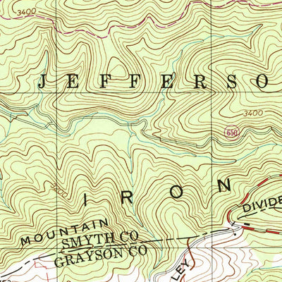 United States Geological Survey Trout Dale, VA (2000, 24000-Scale) digital map