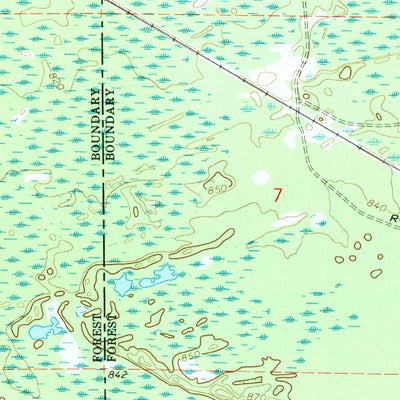 United States Geological Survey Trout Lake, MI (1964, 24000-Scale) digital map