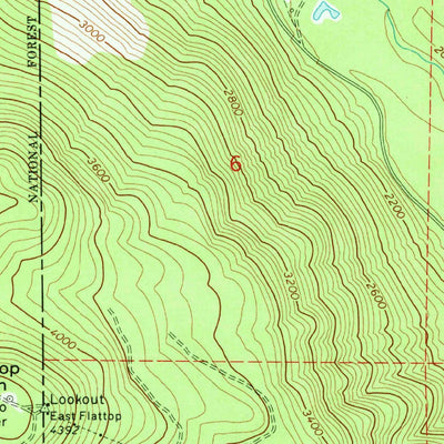 United States Geological Survey Trout Lake, WA (1970, 24000-Scale) digital map