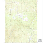 United States Geological Survey Trout Meadows, OR (1972, 24000-Scale) digital map
