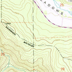 United States Geological Survey Trout Meadows, OR (1972, 24000-Scale) digital map