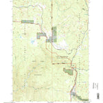 United States Geological Survey Trout Meadows, OR (1995, 24000-Scale) digital map